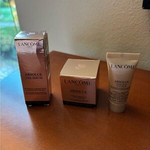 Lancome Absolue Skincare Set - Gold and Cream